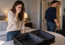 Mon mari avait glissé un thermos à café vide dans son sac pour son « voyage d’affaires », et j’ai immédiatement senti que quelque chose n’allait pas. J’ai attendu qu’il entre dans la salle de bains pour l’ouvrir.